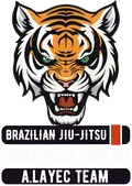 Logo Fight Team Toulon : tête de tigre, Brazilian Jiu-Jitsu, A. Layec Team